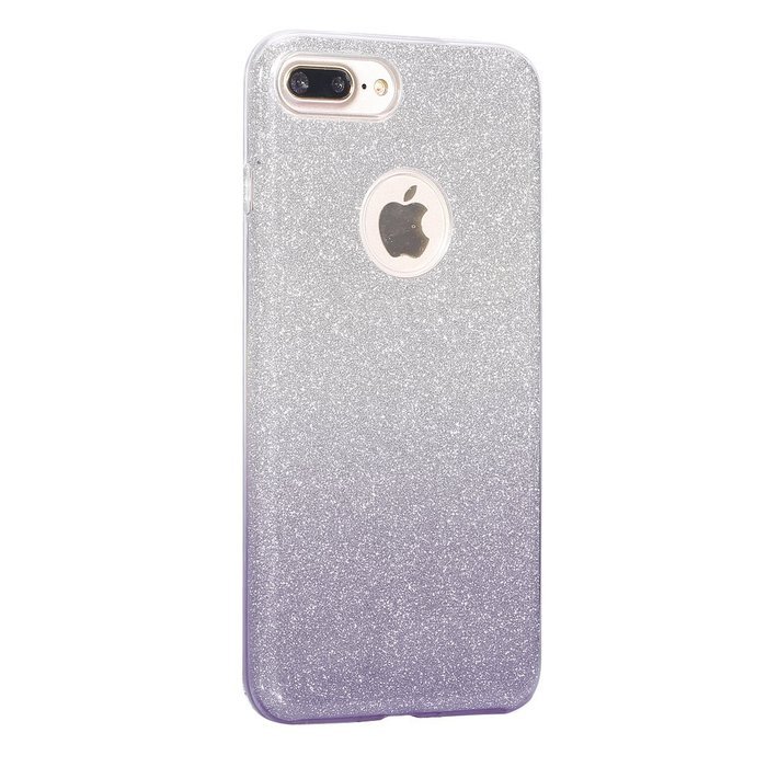 iPhone 7 2016 Bling Case,IKASEFU Creative 3 Layer Glitter Skin+Tpu+PC Glorious Silicone Bumper Case Cover for... N49