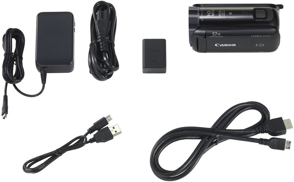 Canon Legria Hf R76 Sdxc/sdhc 3.28mp 32xozoom inteigntis 3in N6