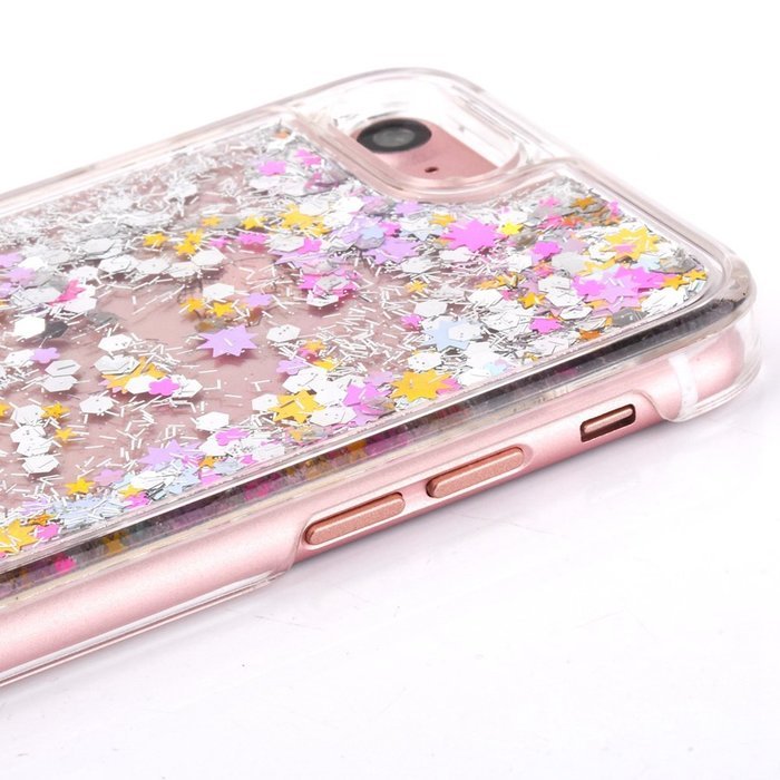 iPhone 7 2016 Bling Case,IKASEFU Creative 3 Layer Glitter Skin+Tpu+PC Glorious Silicone Bumper Case Cover for... N51