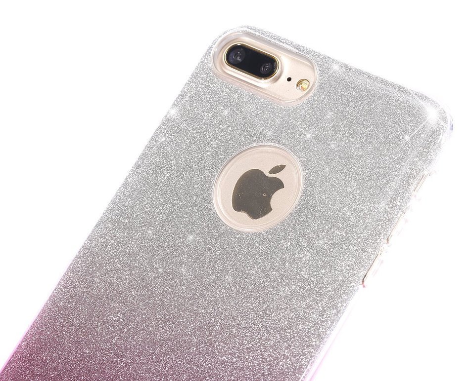 iPhone 7 2016 Bling Case,IKASEFU Creative 3 Layer Glitter Skin+Tpu+PC Glorious Silicone Bumper Case Cover for... N52