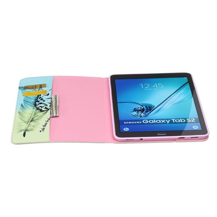 Galaxy Tab 4 10.1 Case, High Quality PU Leather Wallet Case [Card Slots] Damage Resistance and Kickstand Feature... N342