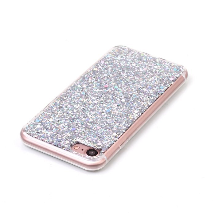 iPhone 7 2016 Bling Case,IKASEFU Creative 3 Layer Glitter Skin+Tpu+PC Glorious Silicone Bumper Case Cover for... N55