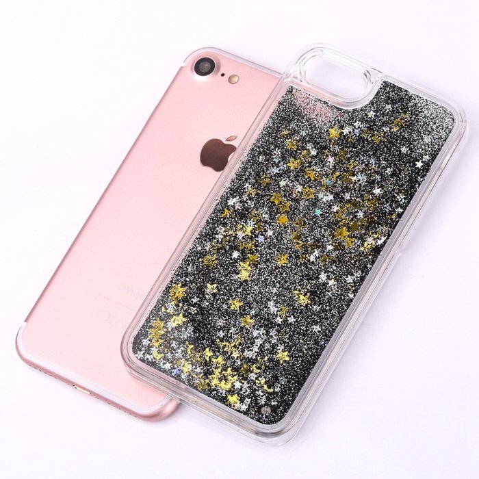 iPhone 7 2016 Bling Case,IKASEFU Creative 3 Layer Glitter Skin+Tpu+PC Glorious Silicone Bumper Case Cover for... N57