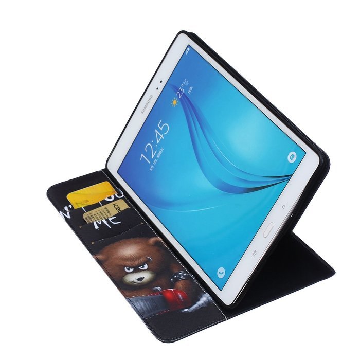 Galaxy Tab 4 10.1 Case, High Quality PU Leather Wallet Case [Card Slots] Damage Resistance and Kickstand Feature... N347