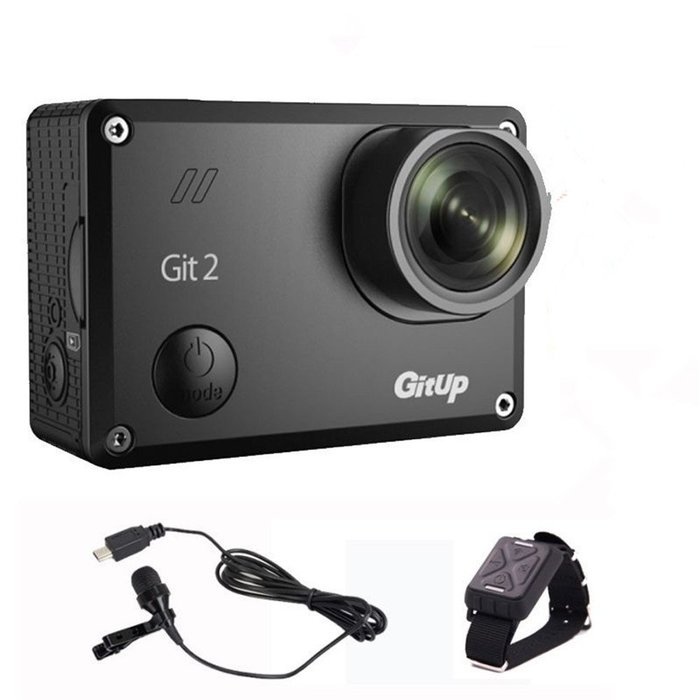 Boblov GitUp GIT2 2K 30fps Novatek 96660 1080P WiFi Action Outdoor Sports Helmet Action Camera + Extra Microphone... N7