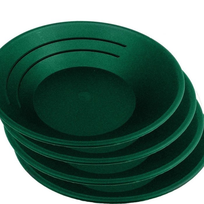 SE GP1001BL 10-Inch Plastic Gold Mining Pan Black N2