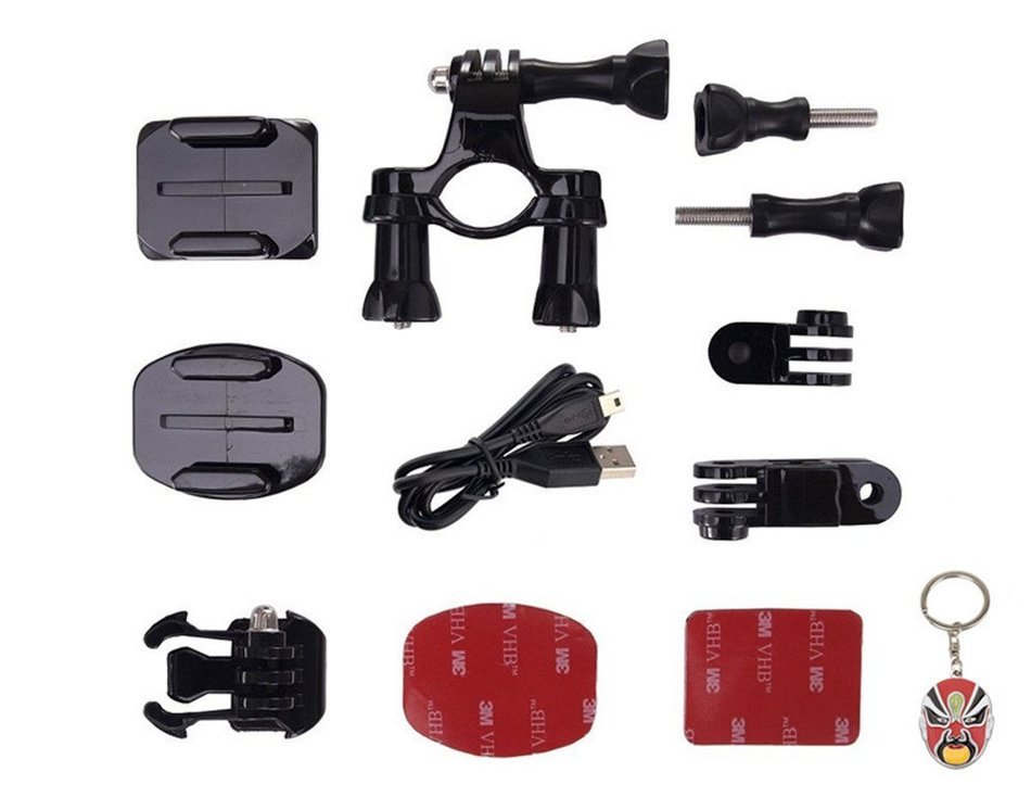 Boblov GitUp GIT2 2K 30fps Novatek 96660 1080P WiFi Action Outdoor Sports Helmet Action Camera + Extra Microphone... N9