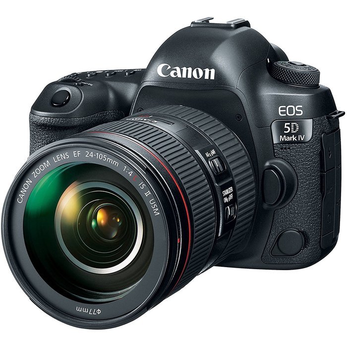 Canon EOS 5D Mark IV 4K Wi-Fi Digital SLR Camera & EF 24-105mm f/4L IS II USM Lens with 64GB Card + Battery &... N2