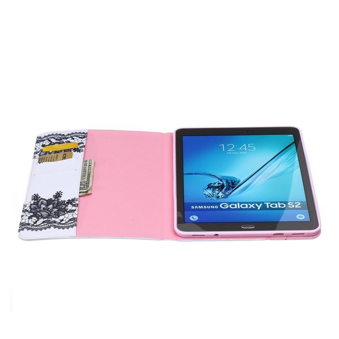 Galaxy Tab 4 10.1 Case, High Quality PU Leather Wallet Case [Card Slots] Damage Resistance and Kickstand Feature... N356