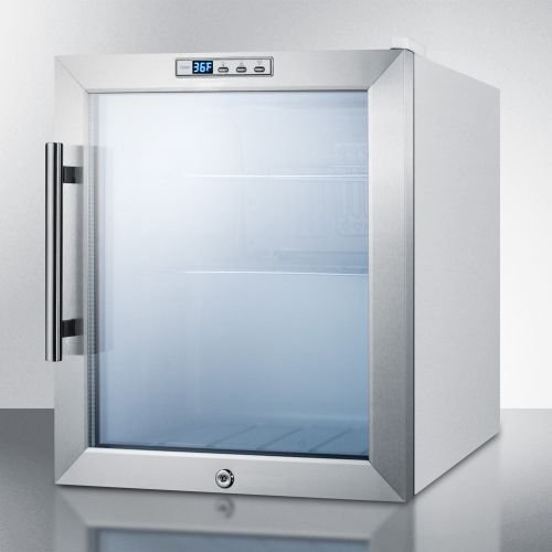 Commercially Approved Glass Door Refrigerator With Digital Thermostat N4