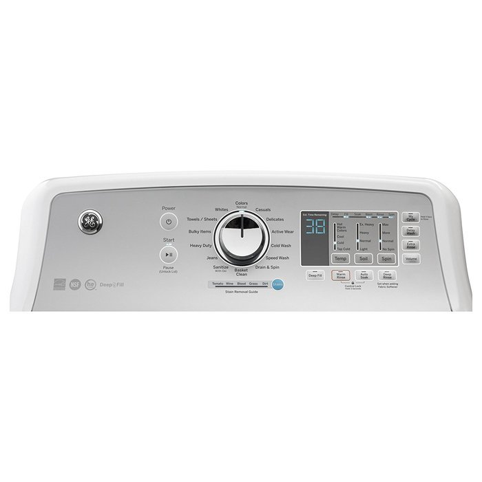 GE 4.6 Cu. Ft. White Top Loading Washer N4