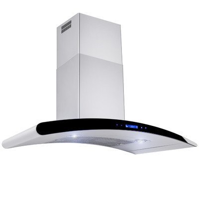 AKDY 36'' 400 CFM Convertible Wall Mount Range Hood N9