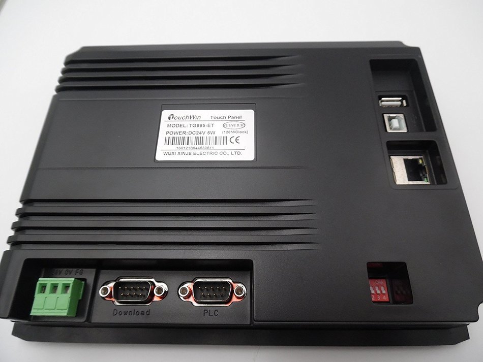 8" Inch Ethernet HMI Touch Screen XINJE TG865-ET With Program Cable + Software N5
