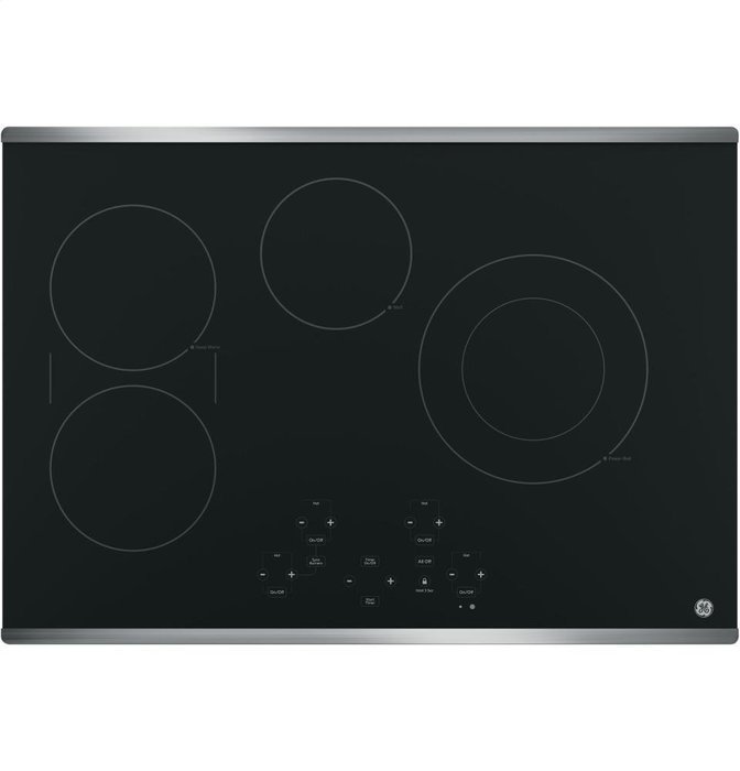 GE JP5030SJSS 30" Stainless Steel Electric Smoothtop Cooktop N2