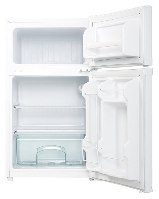 Danby DCR031B1BSLDD 3.1 cu. ft. 2 Door Compact Refrigerator, Steel N6