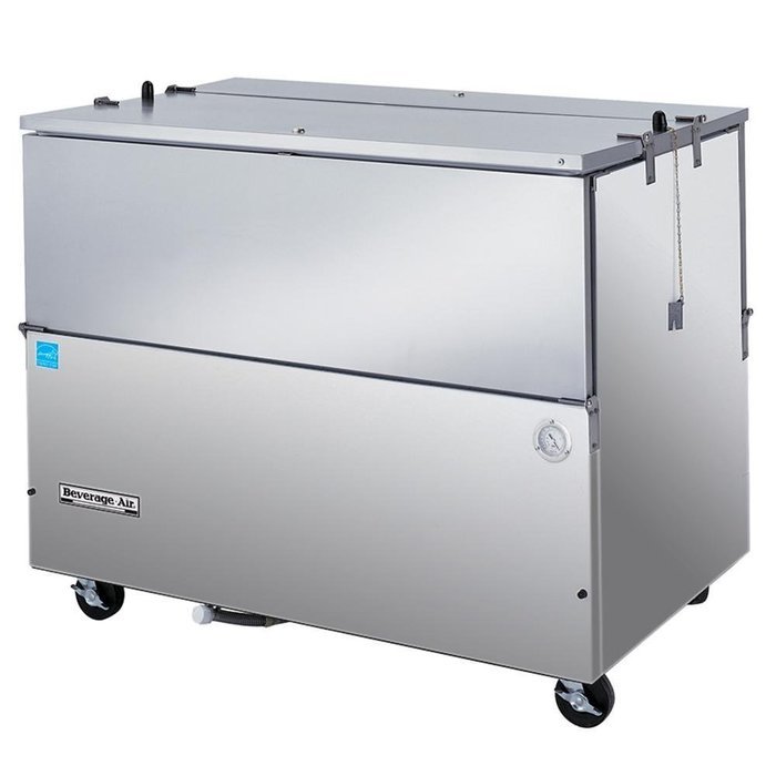 Beverage Air SM49N-S 49 in School Milk Cooler, SS, (1280) 1/2 pts, Each