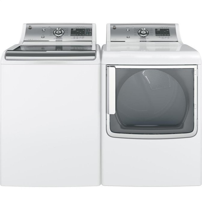 GE GTD86GSSJWS 7.8 Cu. Ft. White Gas Dryer - Energy Star N4