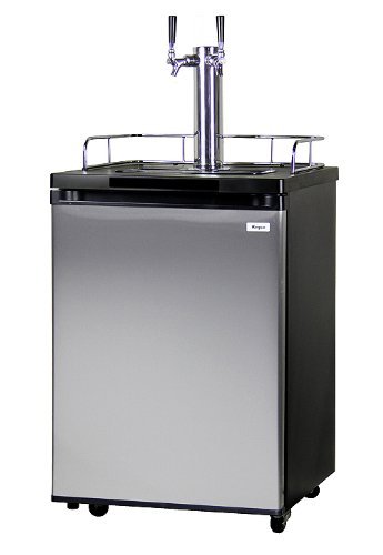Kegco Dual Tap Freestanding Kegerator Beer Dispenser