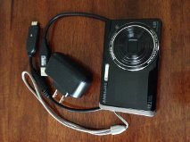 Samsung TL220 Dual View 12.2 Megapixel 4.6X Digital Camera - Black N5