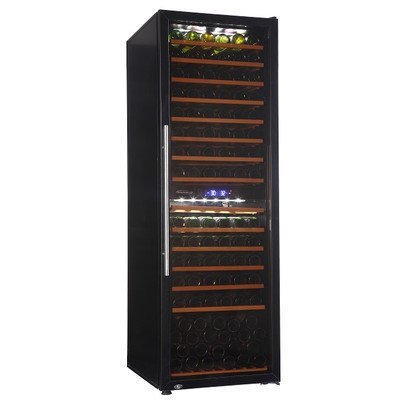 190 Bottle Dual Zone Free Standing Wine Refrigerator