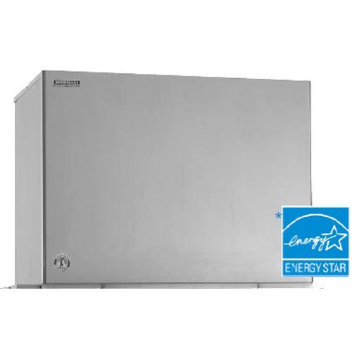 Hoshizaki KM-2100 SRH3 48" Phase 3 Stainless Steel Modular Ice Maker with Half Sized Crescent Cubes and 208V Remote...