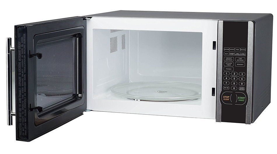 Magic Chef Mcm1110St 1.1 Cubic Feet 1000-Watt Stainless Microwave with Digital Touch N2