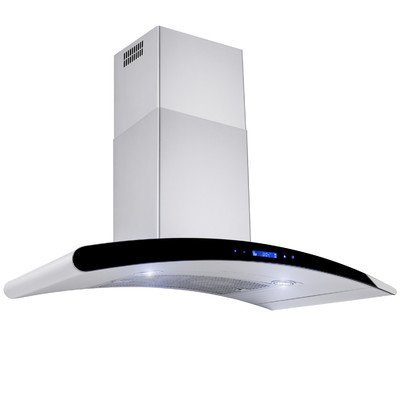 AKDY 36'' 400 CFM Convertible Wall Mount Range Hood N10