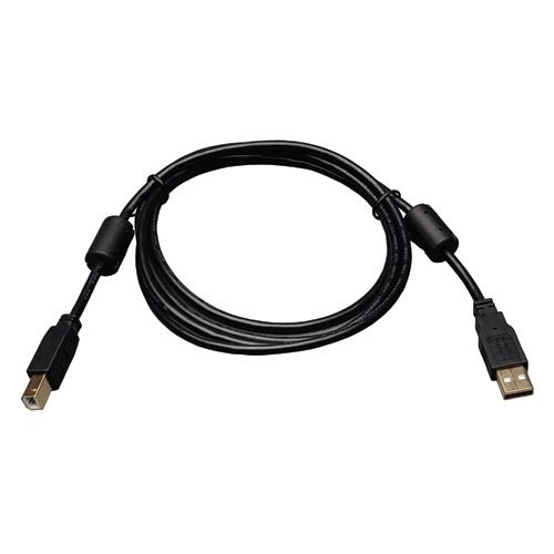 TRIPP LITE 3FT A/B M/M USB2.0 GOLD DEVICE CABL FERRITE CHOKES / U023-003 /