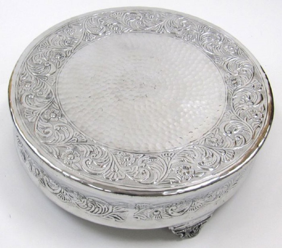 Single-Tier Aluminum Cake Rack, Round - 18.5" Diameter - AL41813