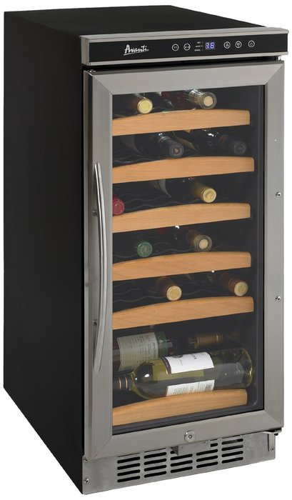 Avanti WC1500DSS 30-Bottle Wine Chiller with Electronic Display