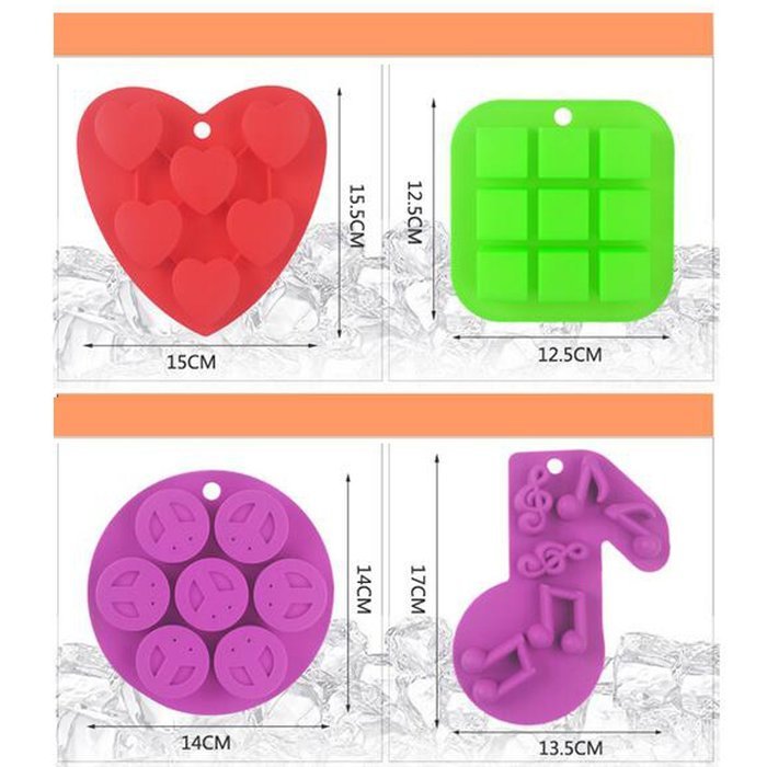 Vabneer platinum silicone Non-stick Reusable Backing Pan - Perfect for cake, Muffin, gelatin, snacks, frozen Treats... N7