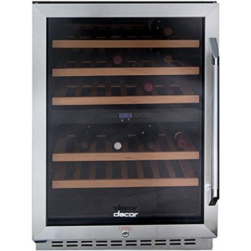 Dacor RNF241WCL Renaissance Series 46 Bottle 1 Zone Wine Cooler with DynamicClimate Mode EasyGlide Racks Automatic...