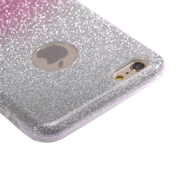 iPhone 6S Plus Bling Case,IKASEFU Creative 3 Layer Glitter Skin+Tpu+PC Glorious Silicone Bumper Case Cover for... N43