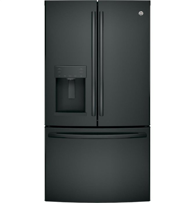 GE Black French-Door Bottom Freezer Refrigerator N6