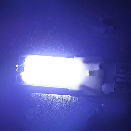 RioRand 2pcs DC 12V T10 3W 8000K 48-COB LED Car White Light Width Lamp RR-296659