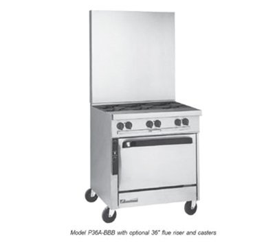 Southbend P36N-BBB 36" 6-Burner Gas Range, NG, Each