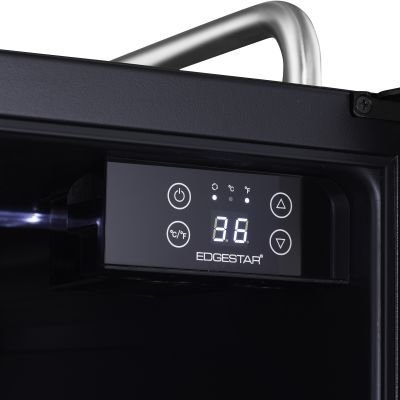 EdgeStar 15" Built-In Black Stainless Steel Kegerator N4