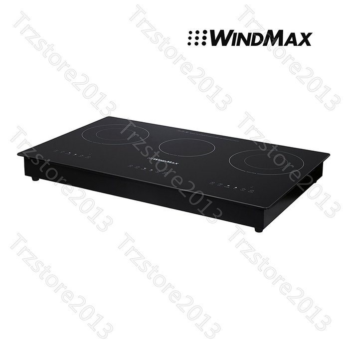 WindMax&reg; Hot 29.5" Glass Plate Induction Hob 3 Burner Triple Stove Built-in Cooktops 240V N3