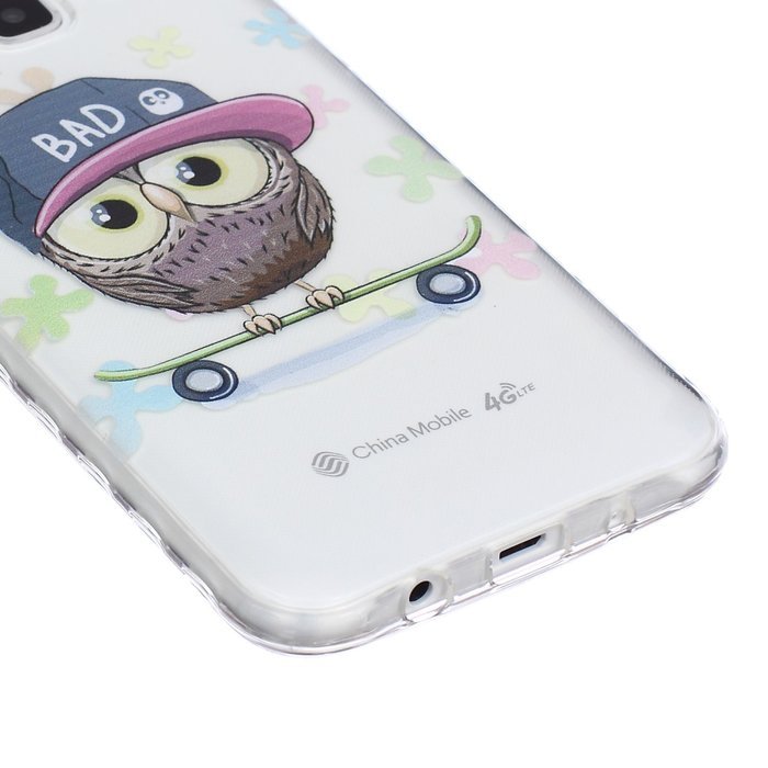 J7 Case, Firefish Colorful Pattern TPU Durable Soft TPU Back [Soft-Flex] [Shock Absorption Technology] Case for... N191