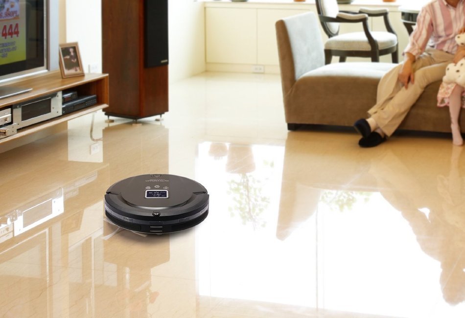 Amtidy A320 Mini Automatic Robot Vacuum - Black N7