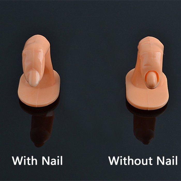 Oligex(TM) Cheap Sale 1PC Plastic Fake Fingers Model Practice Training Nail Art False Tips Display Tool High Qulity N2