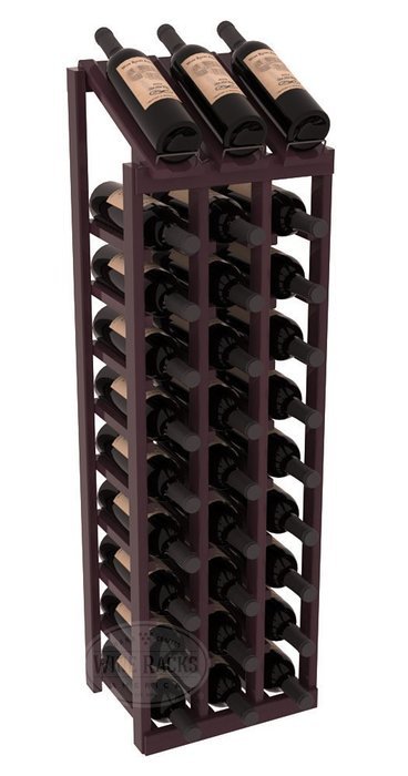 Wine Racks America Redwood 3 Column 10 Row Display Top Kit. 13 Stains to Choose From! N13