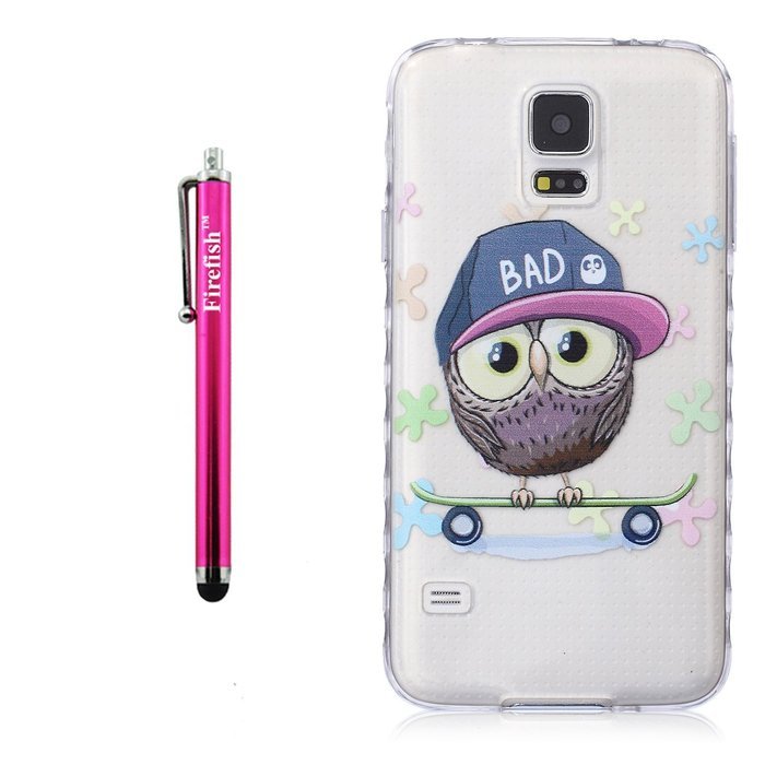 J7 Case, Firefish Colorful Pattern TPU Durable Soft TPU Back [Soft-Flex] [Shock Absorption Technology] Case for... N198