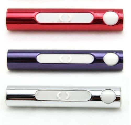 RioRand&reg; Cigarette size USB Electronic Rechargeable Flameless Lighter 3 color lot