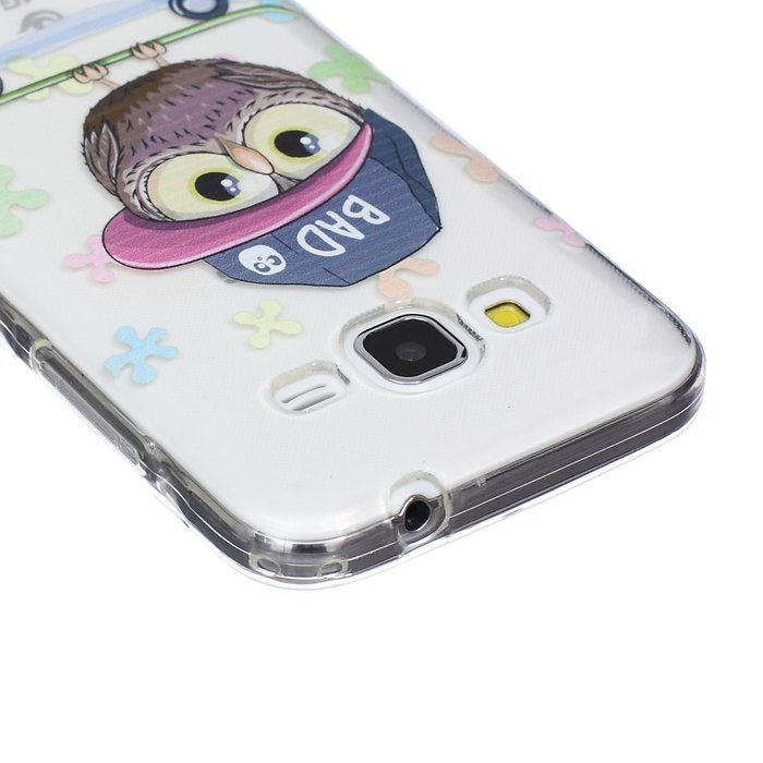 J7 Case, Firefish Colorful Pattern TPU Durable Soft TPU Back [Soft-Flex] [Shock Absorption Technology] Case for... N208
