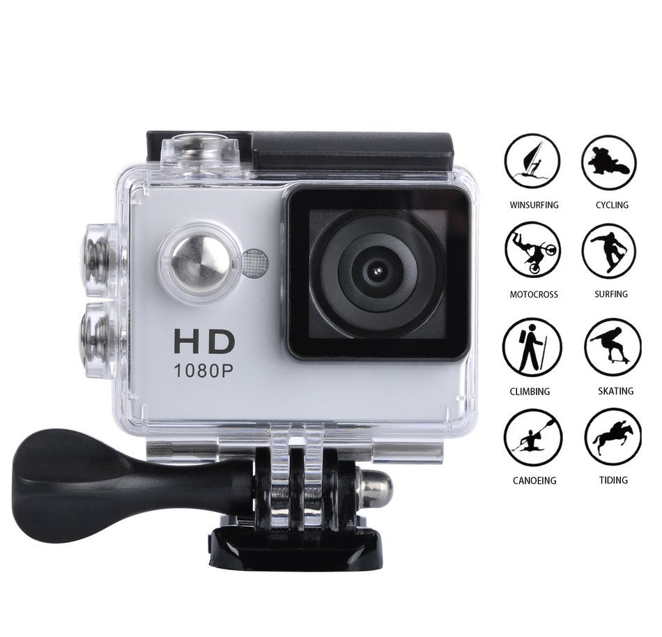 YELIN 1080P Full HD 2.0 inch LCD Screen Waterproof Sports Action Camera Cam DV 5MP DVR Helmet Camera Sports DV... N15