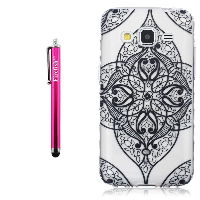 J7 Case, Firefish Colorful Pattern TPU Durable Soft TPU Back [Soft-Flex] [Shock Absorption Technology] Case for... N219