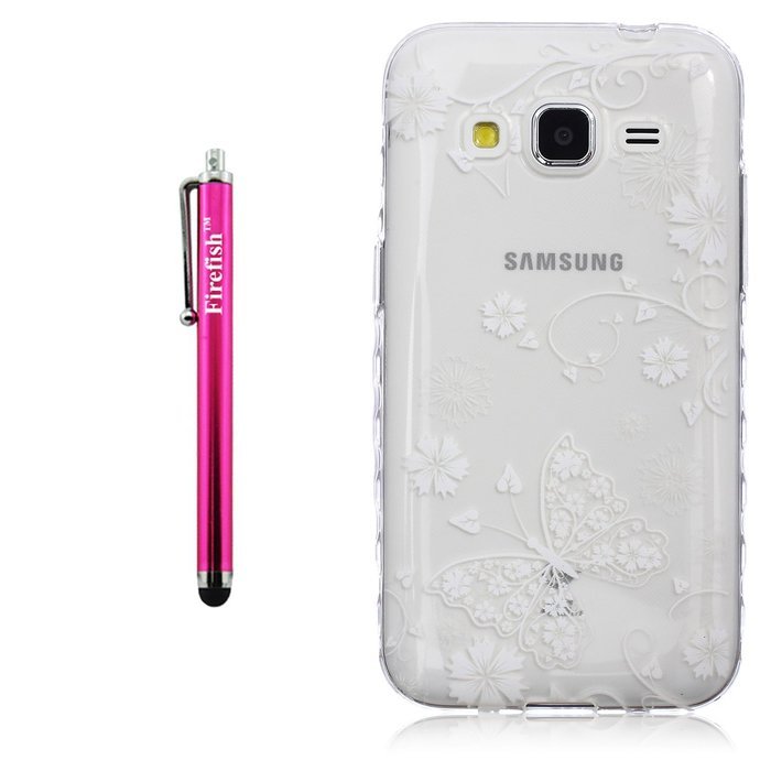 J7 Case, Firefish Colorful Pattern TPU Durable Soft TPU Back [Soft-Flex] [Shock Absorption Technology] Case for... N220