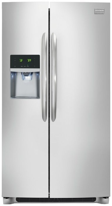 Frigidaire FGHC2355PF Gallery 22.6 Cu. Ft. Stainless Steel Counter Depth Side-By-Side Refrigerator - Energy Star &hellip;