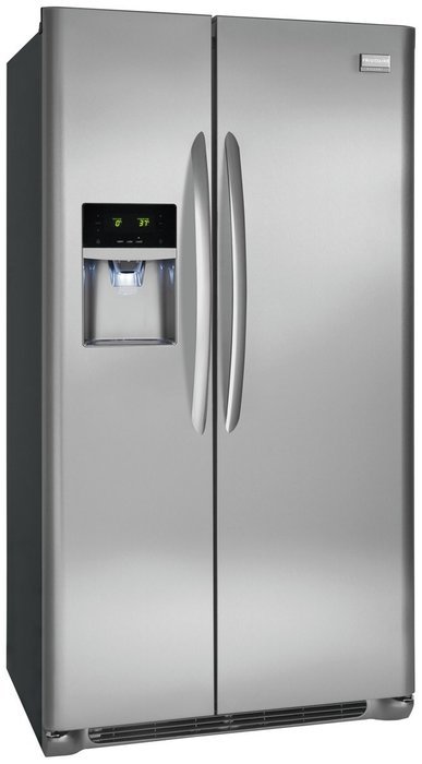 Frigidaire FGHC2355PF Gallery 22.6 Cu. Ft. Stainless Steel Counter Depth Side-By-Side Refrigerator - Energy Star &hellip; N2